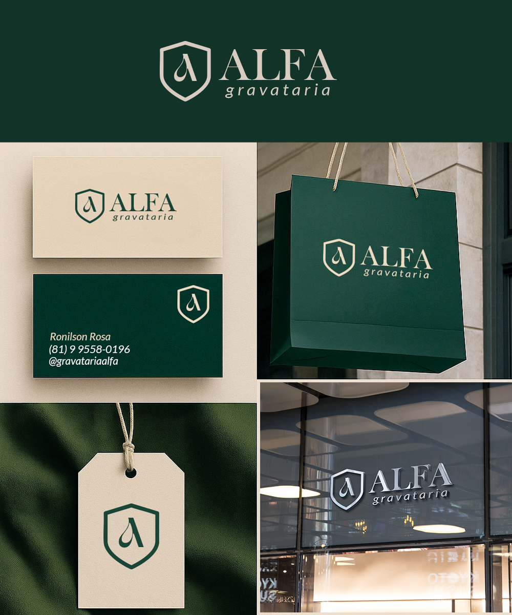Alfa Gravataria — Branding & Packaging