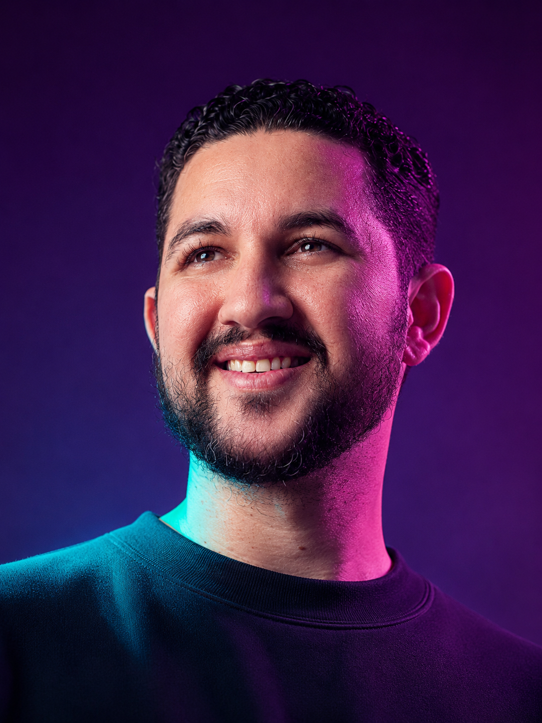 Retrato editorial de Carlos Lima, diretor criativo